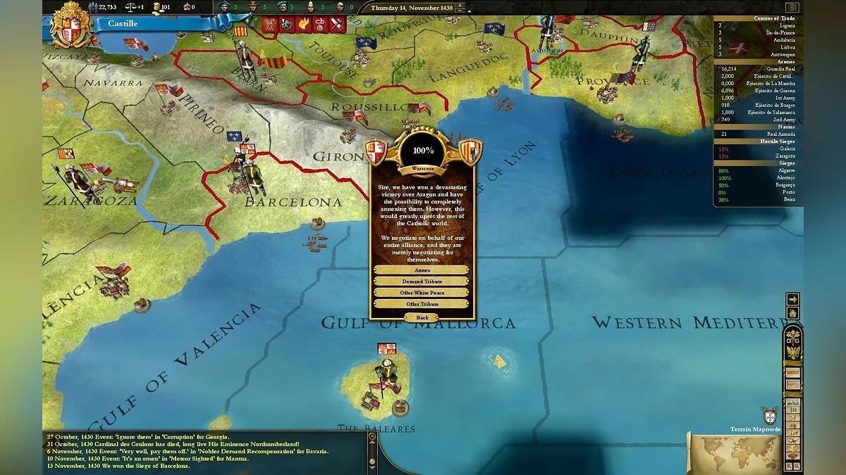Скриншот из игры Europa Universalis 3: In Nomine - 6