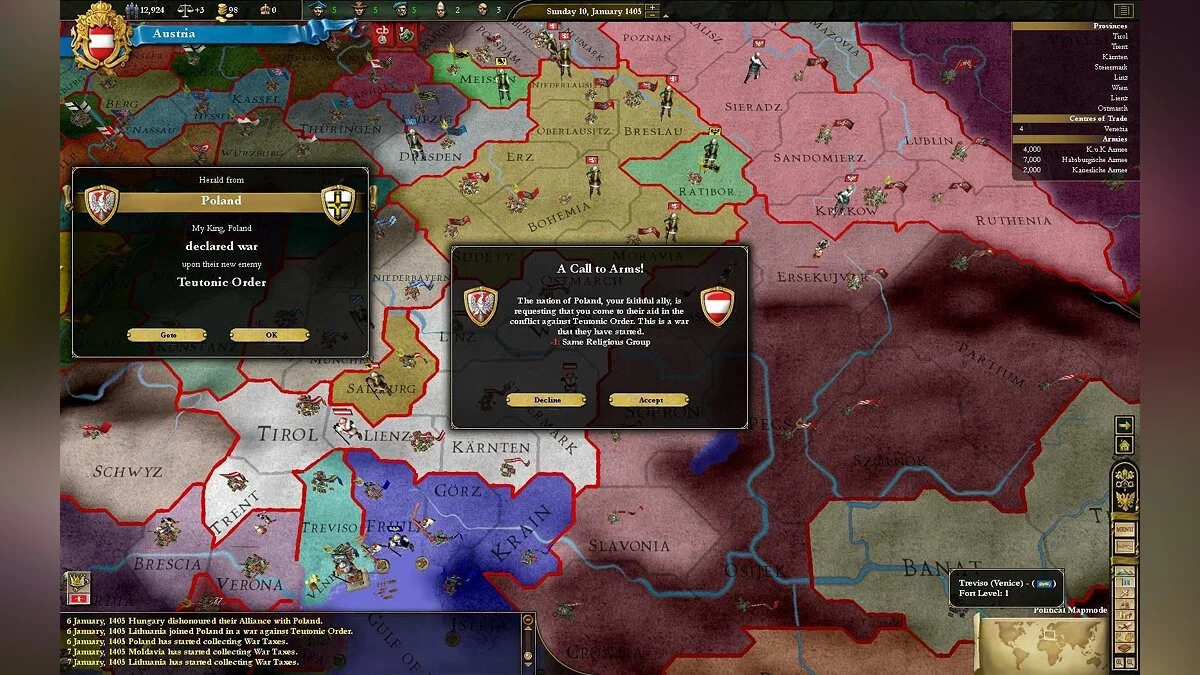 Скриншот из игры Europa Universalis 3: In Nomine - 12