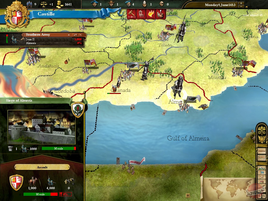Скриншот из игры Europa Universalis 3 - 5
