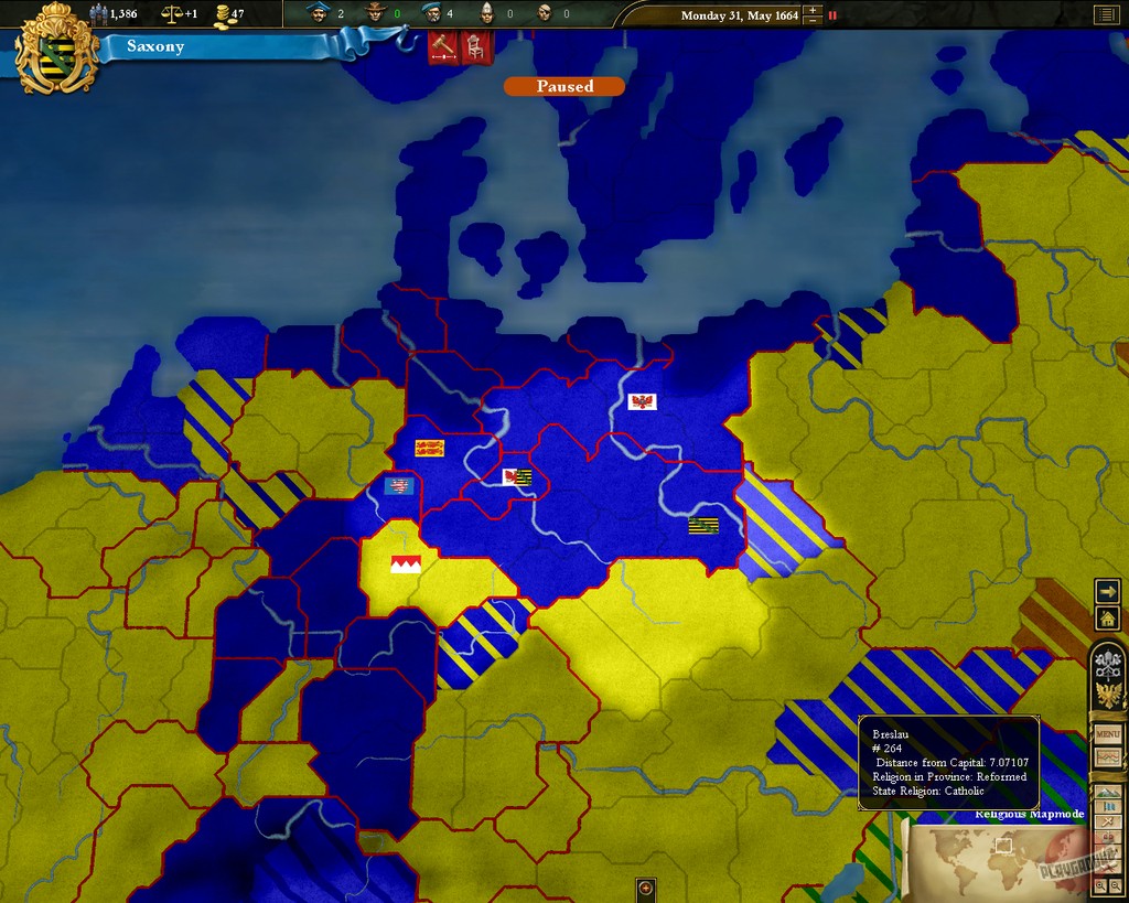 Скриншот из игры Europa Universalis 3 - 10
