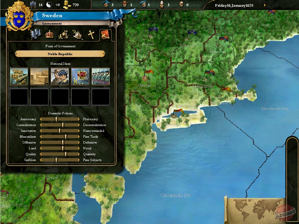 Скриншот из игры Europa Universalis 3 - 12