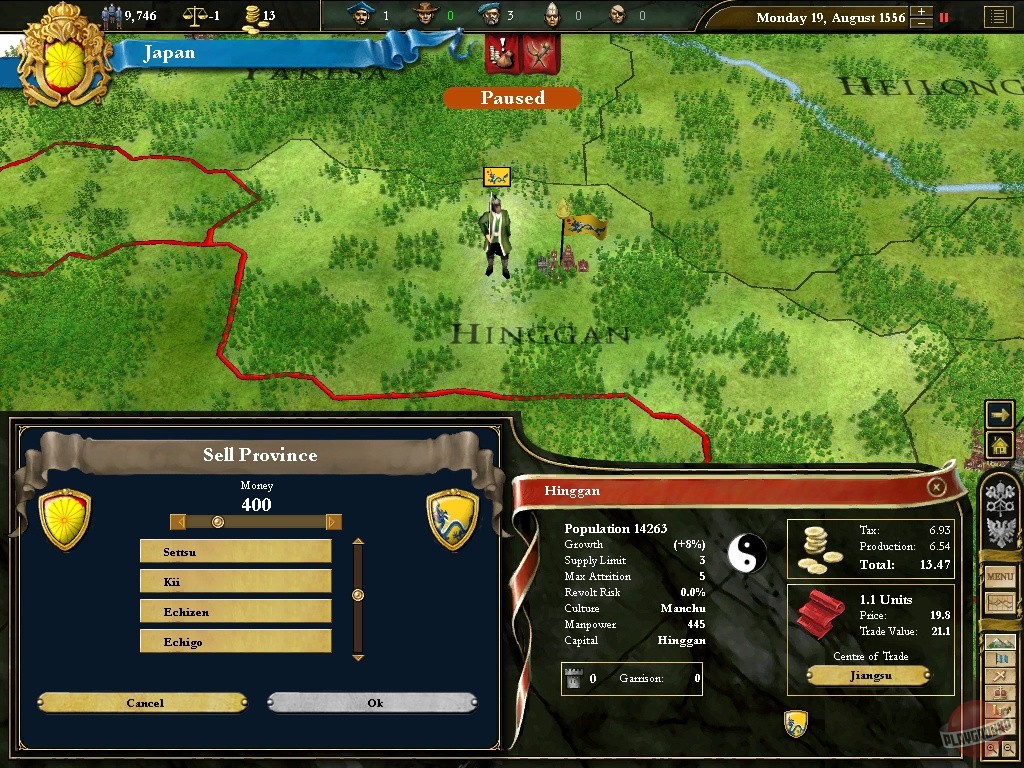 Скриншот из игры Europa Universalis 3 - 22