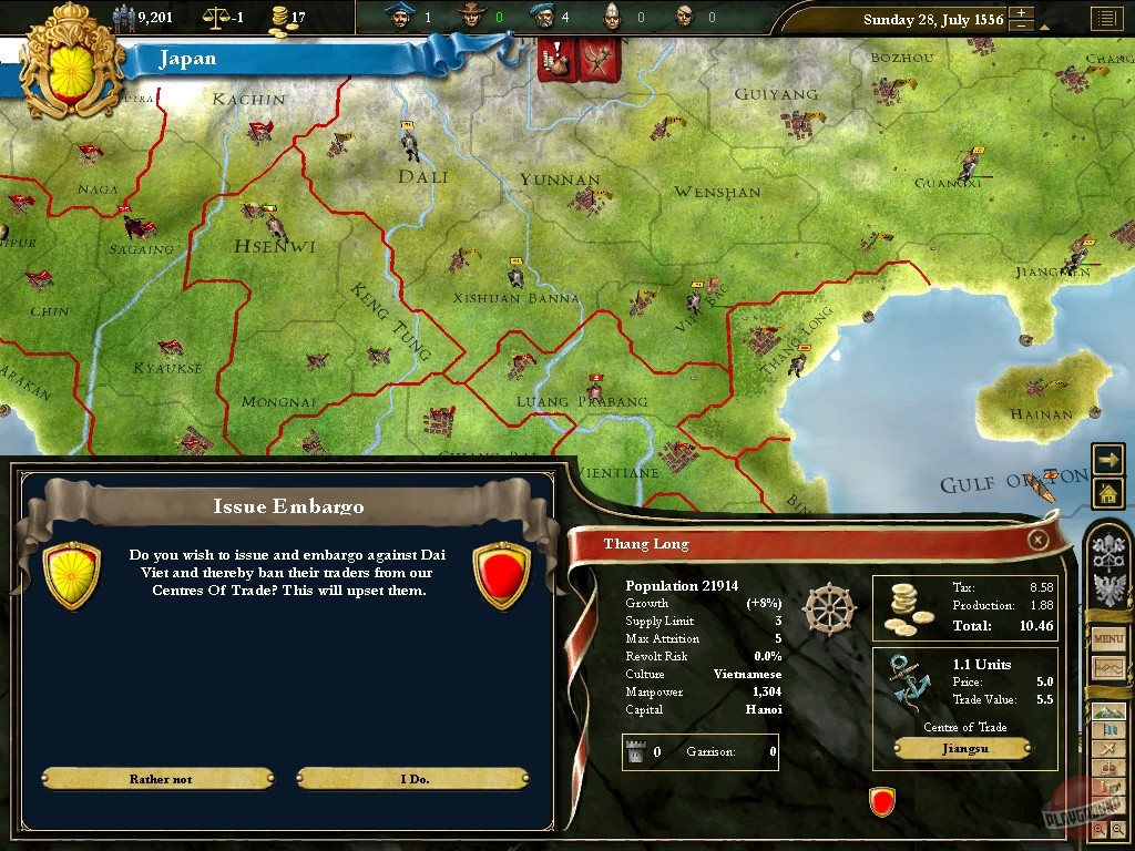 Скриншот из игры Europa Universalis 3 - 7