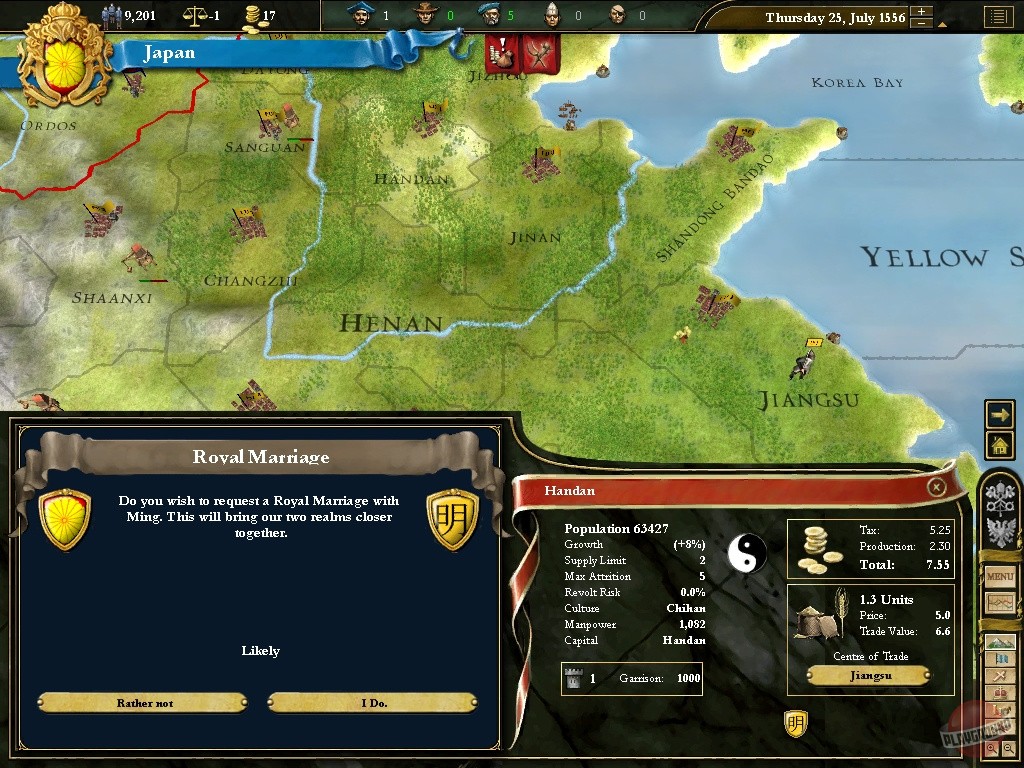 Скриншот из игры Europa Universalis 3 - 24