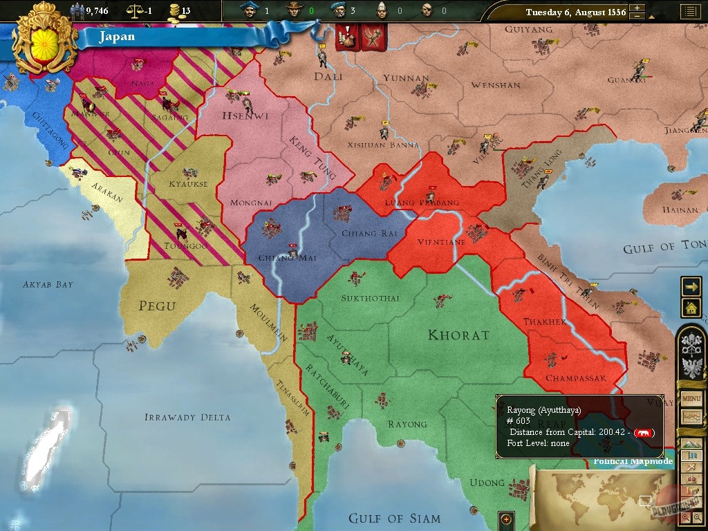 Скриншот из игры Europa Universalis 3 - 19