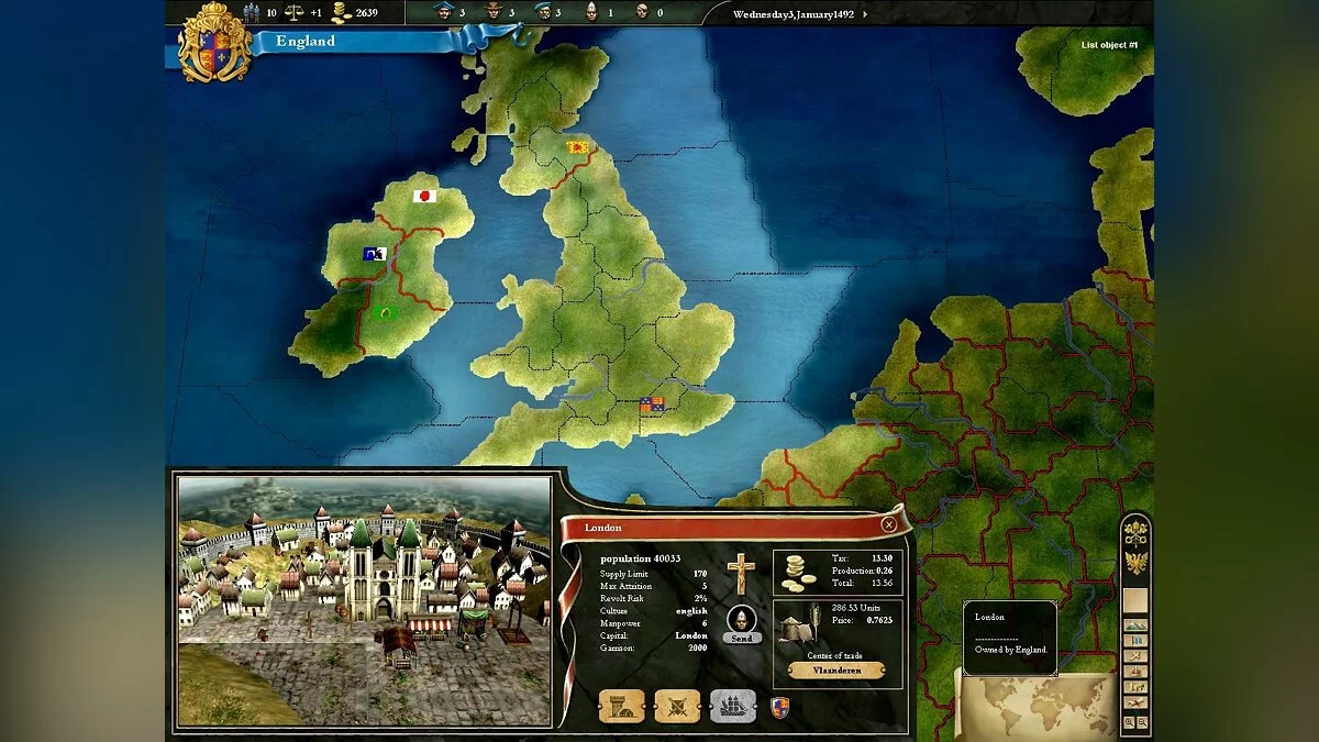 Скриншот из игры Europa Universalis 3 - 11