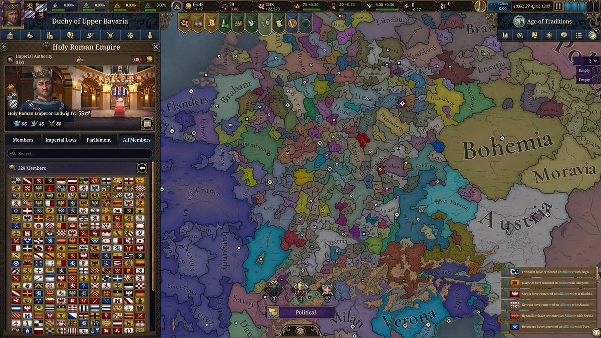 Скриншот из игры Europa Universalis 5 - 15