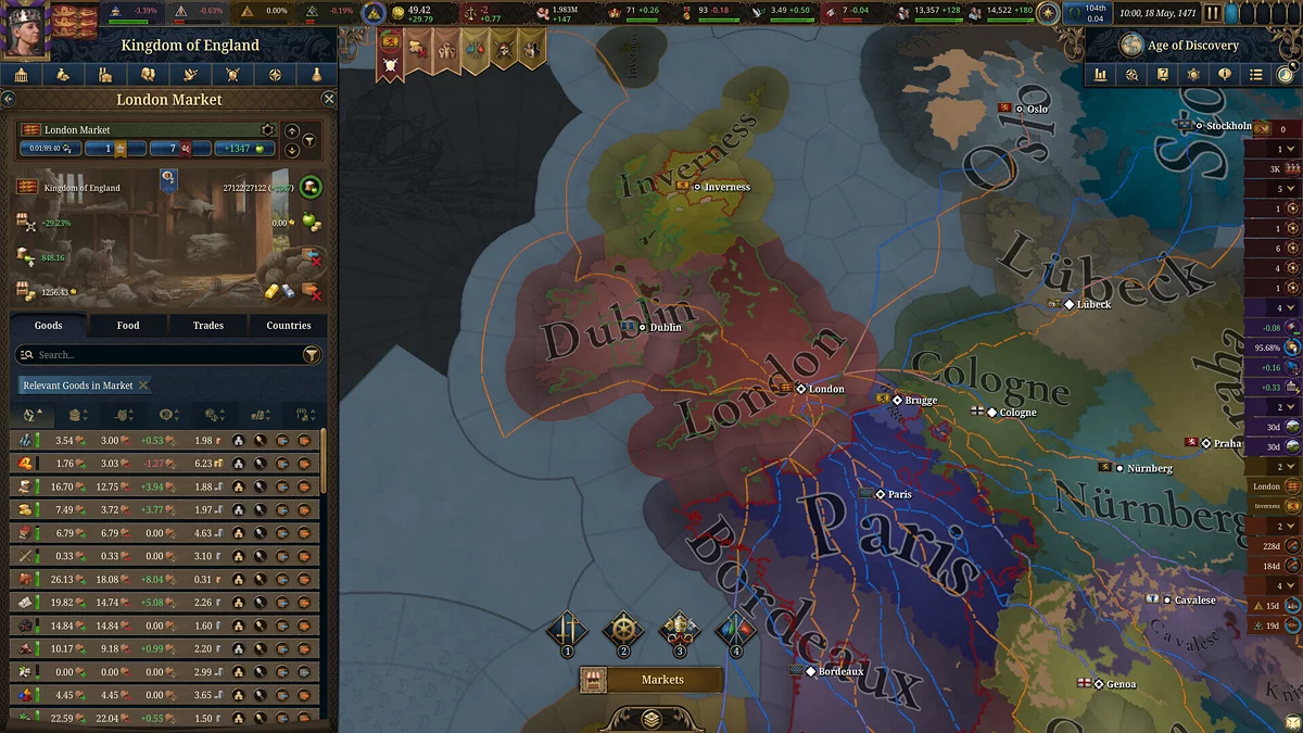 Скриншот из игры Europa Universalis 5 - 8