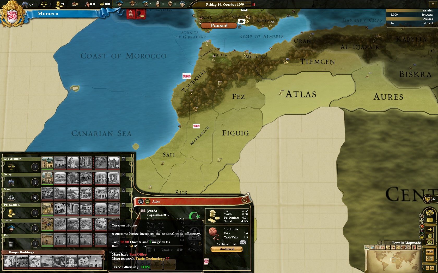 Скриншот из игры Europa Universalis III: Divine Wind - 17