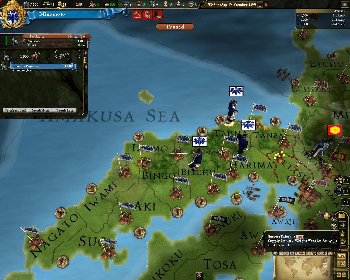 Скриншот из игры Europa Universalis III: Divine Wind - 9