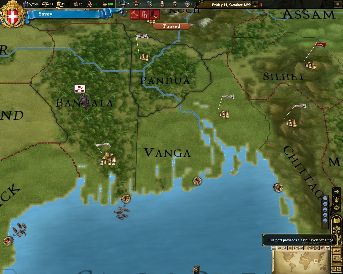 Скриншот из игры Europa Universalis III: Divine Wind - 29