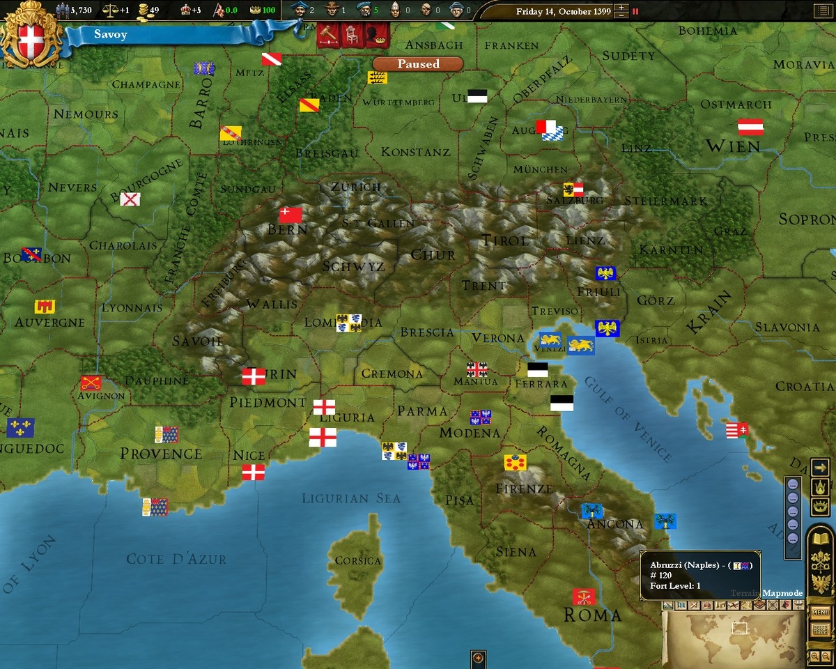 Скриншот из игры Europa Universalis III: Divine Wind - 30