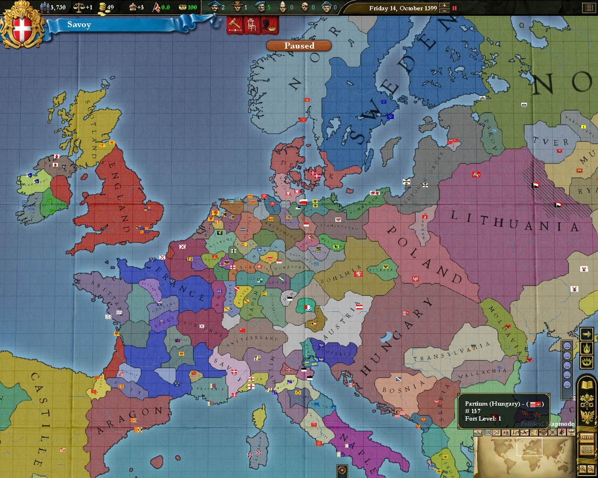 Скриншот из игры Europa Universalis III: Divine Wind - 16