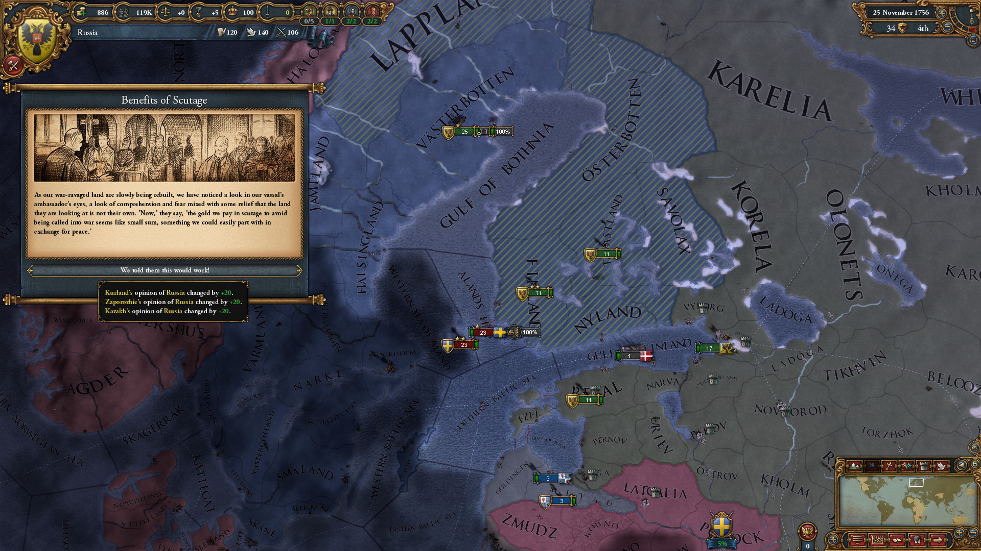 Скриншот из игры Europa Universalis IV: Common Sense - 11