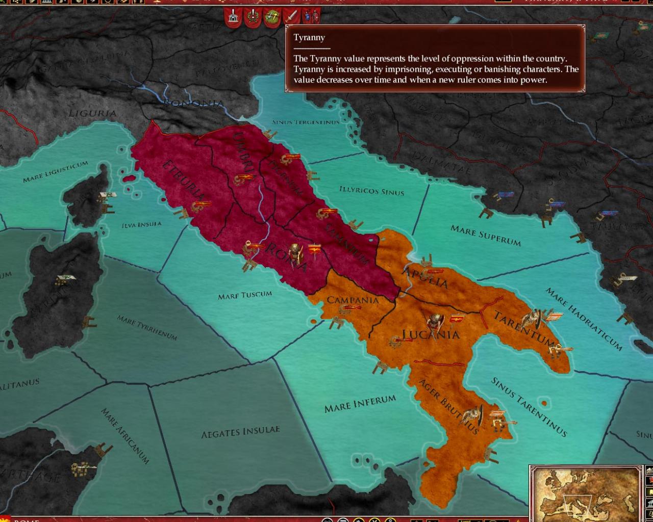 Скриншот из игры Europa Universalis: Rome Vae Victis - 6