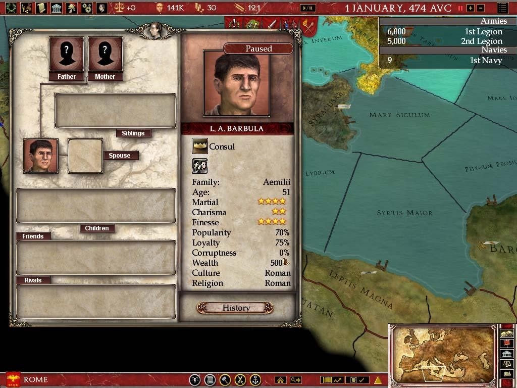 Скриншот из игры Europa Universalis: Rome Vae Victis - 8