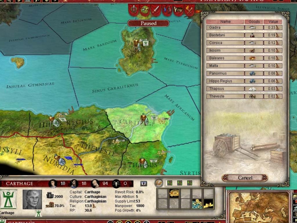 Скриншот из игры Europa Universalis: Rome - 58