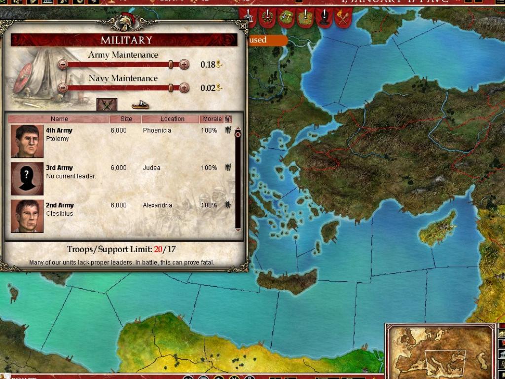 Скриншот из игры Europa Universalis: Rome - 59