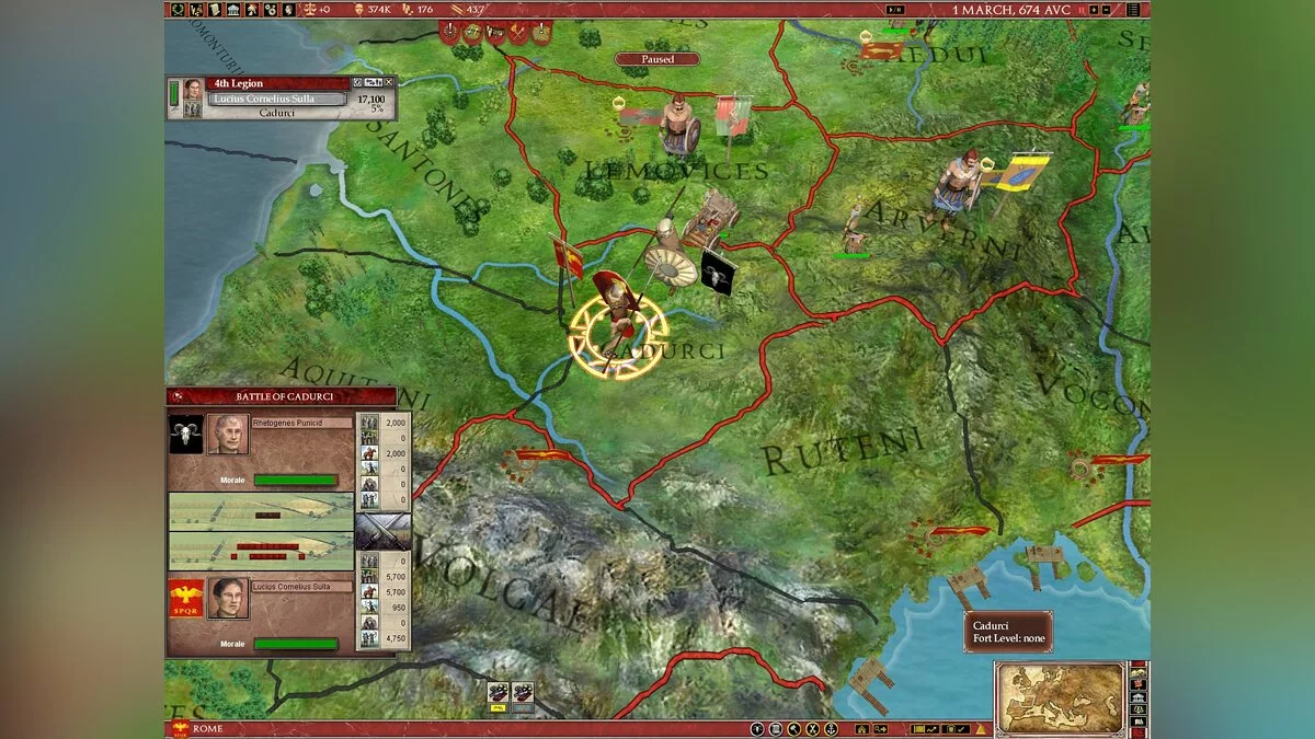 Скриншот из игры Europa Universalis: Rome - 18