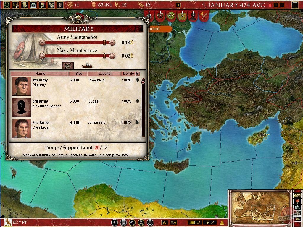 Скриншот из игры Europa Universalis: Rome - 12