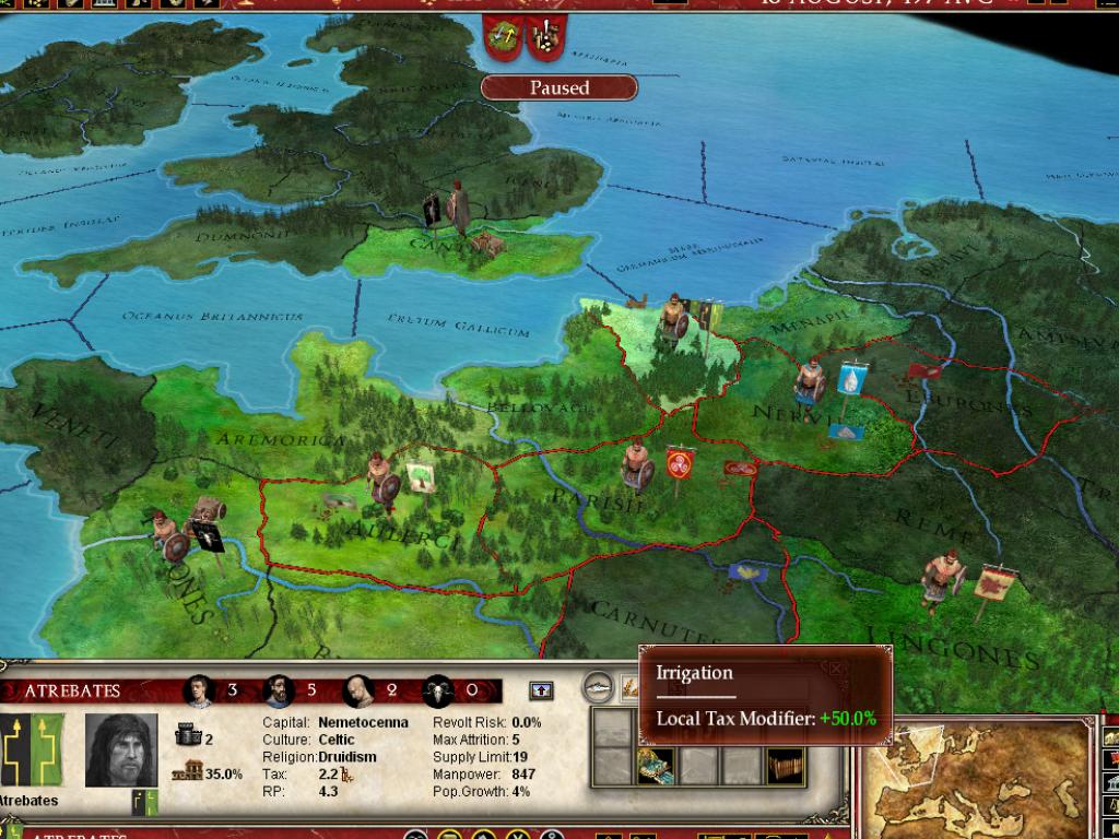 Скриншот из игры Europa Universalis: Rome - 21