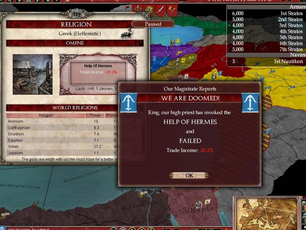 Скриншот из игры Europa Universalis: Rome - 44