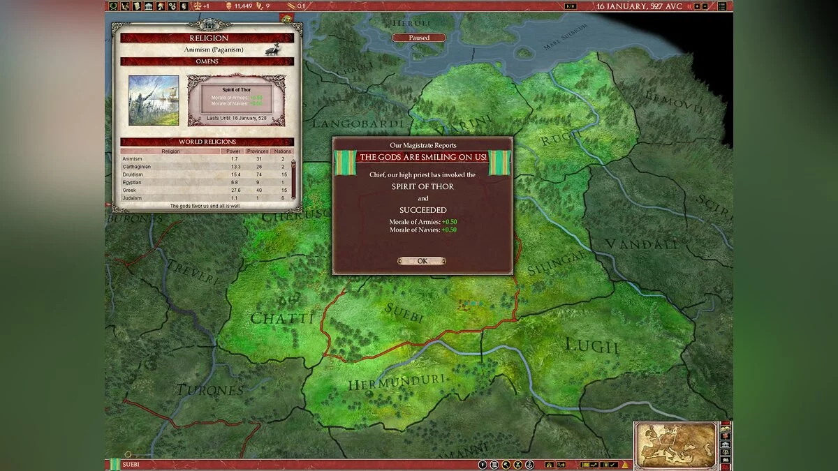 Скриншот из игры Europa Universalis: Rome - 3