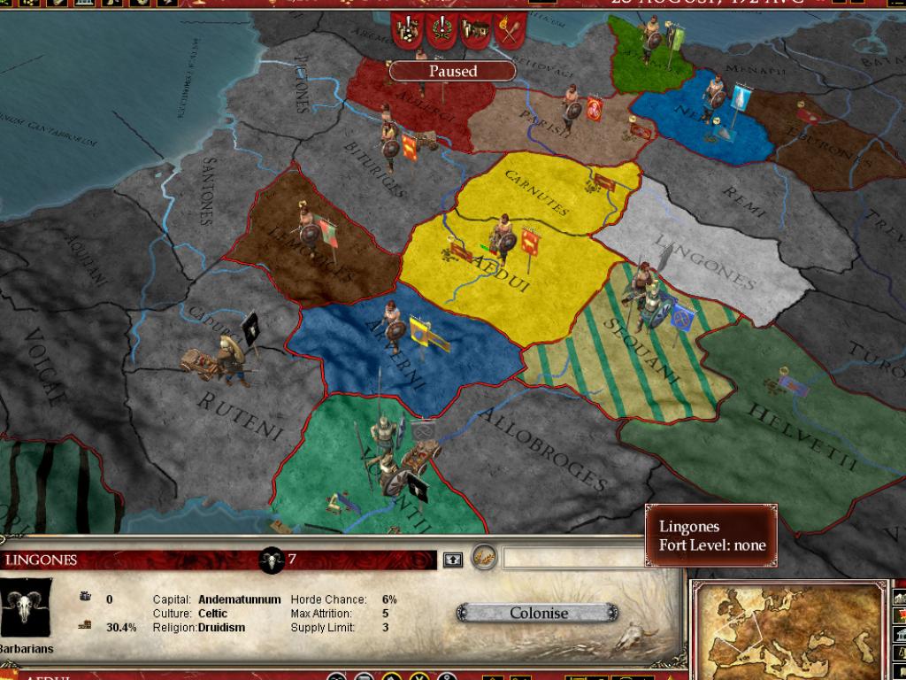 Скриншот из игры Europa Universalis: Rome - 50