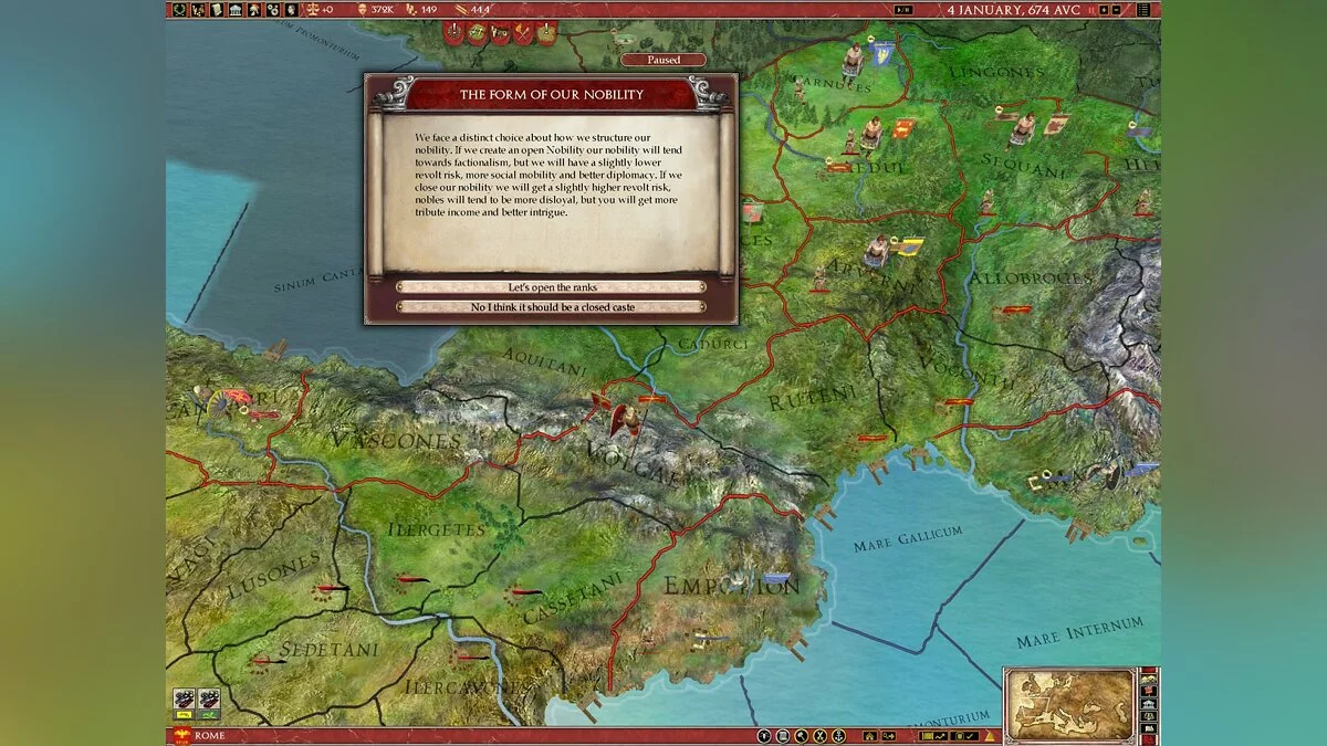 Скриншот из игры Europa Universalis: Rome - 7