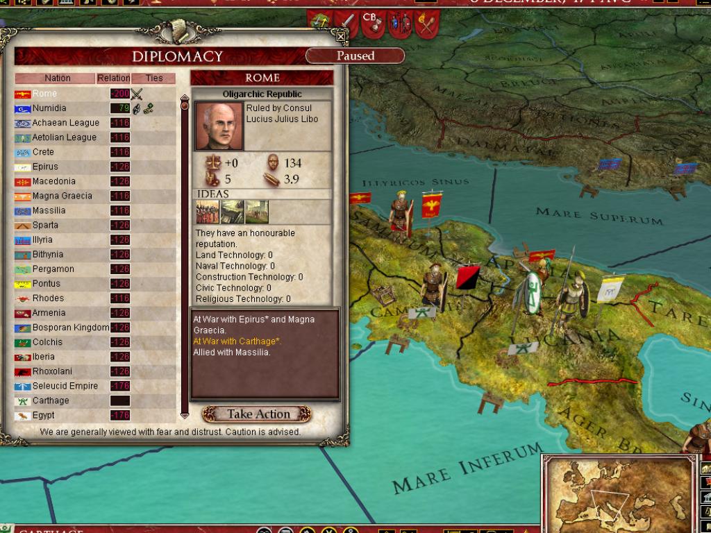 Скриншот из игры Europa Universalis: Rome - 43