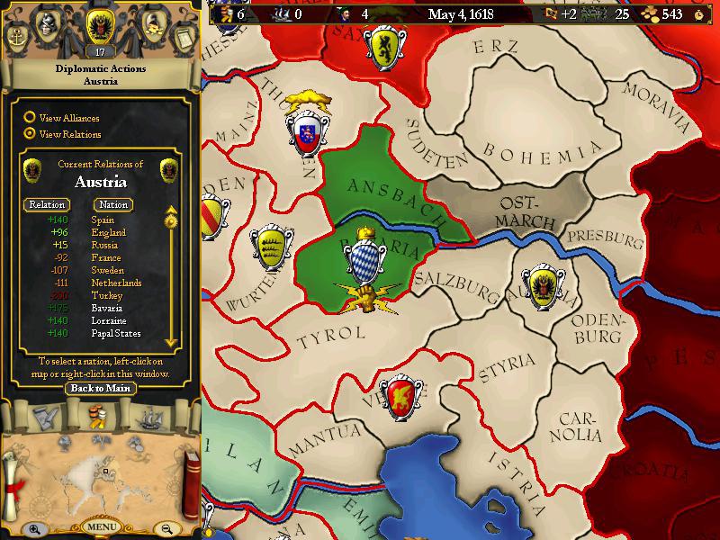 Скриншот из игры Europa Universalis - 56