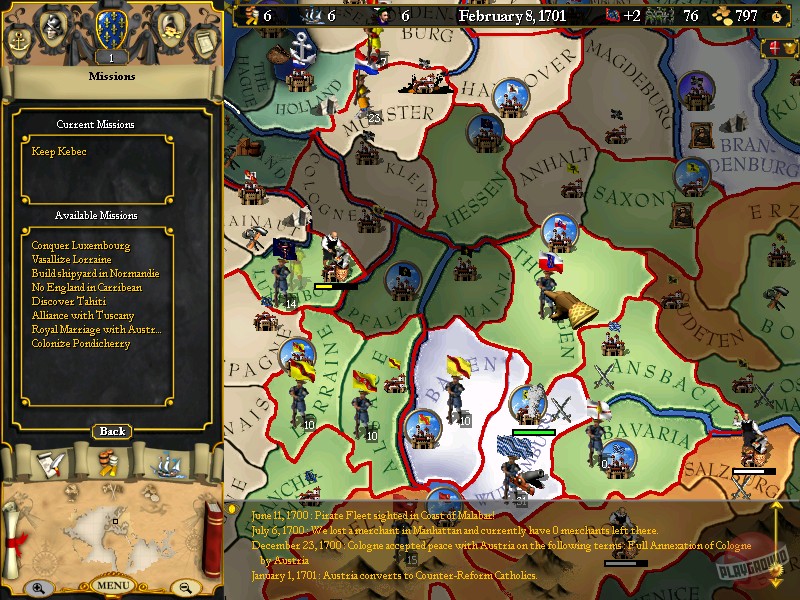 Скриншот из игры Europa Universalis - 55