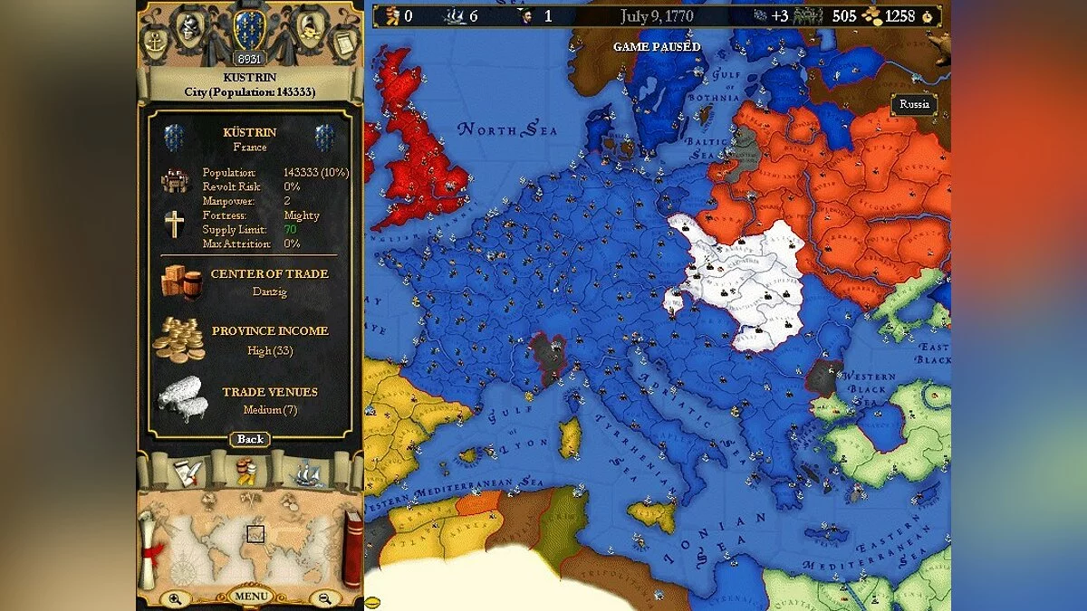 Скриншот из игры Europa Universalis - 21