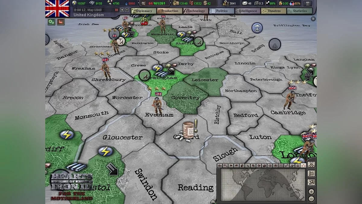 Скриншот из игры Hearts of Iron 3: For the Motherland - 13