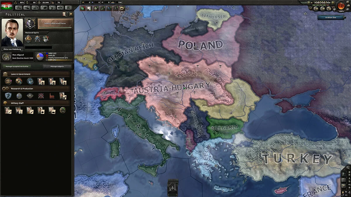 Скриншот из игры Hearts of Iron 4: Death or Dishonor - 3
