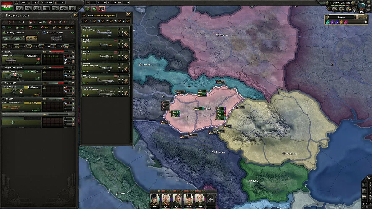 Скриншот из игры Hearts of Iron 4: Death or Dishonor - 2