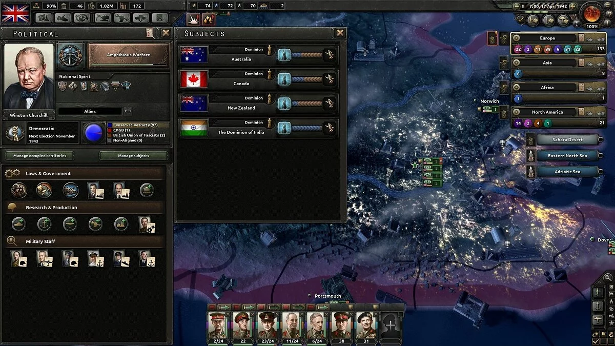 Скриншот из игры Hearts of Iron 4: Together for Victory - 7