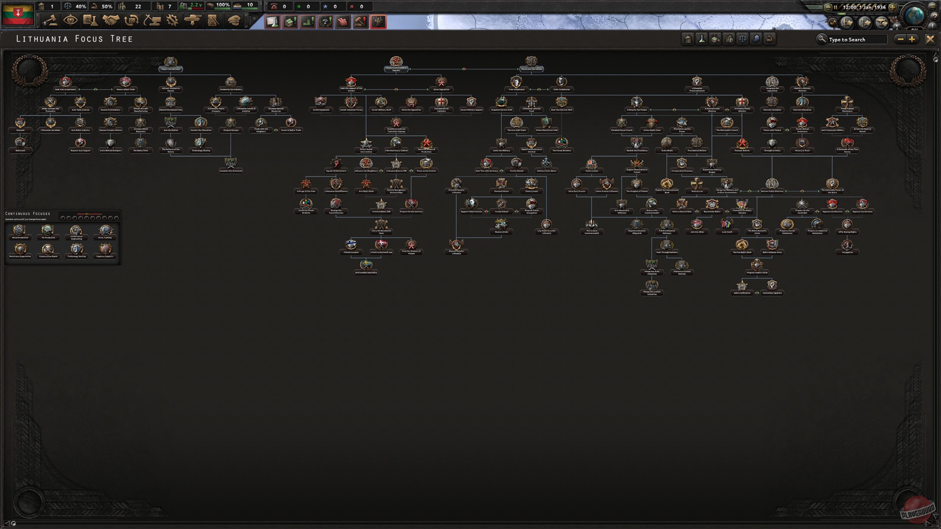 Скриншот из игры Hearts of Iron 4 - 24