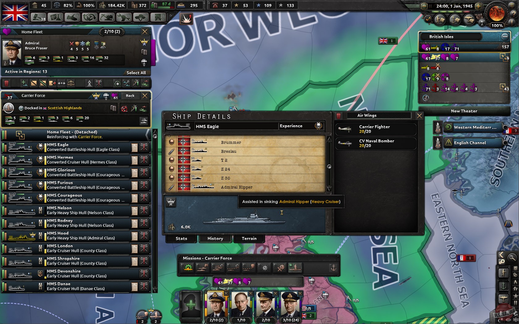 Скриншот из игры Hearts of Iron 4 - 65