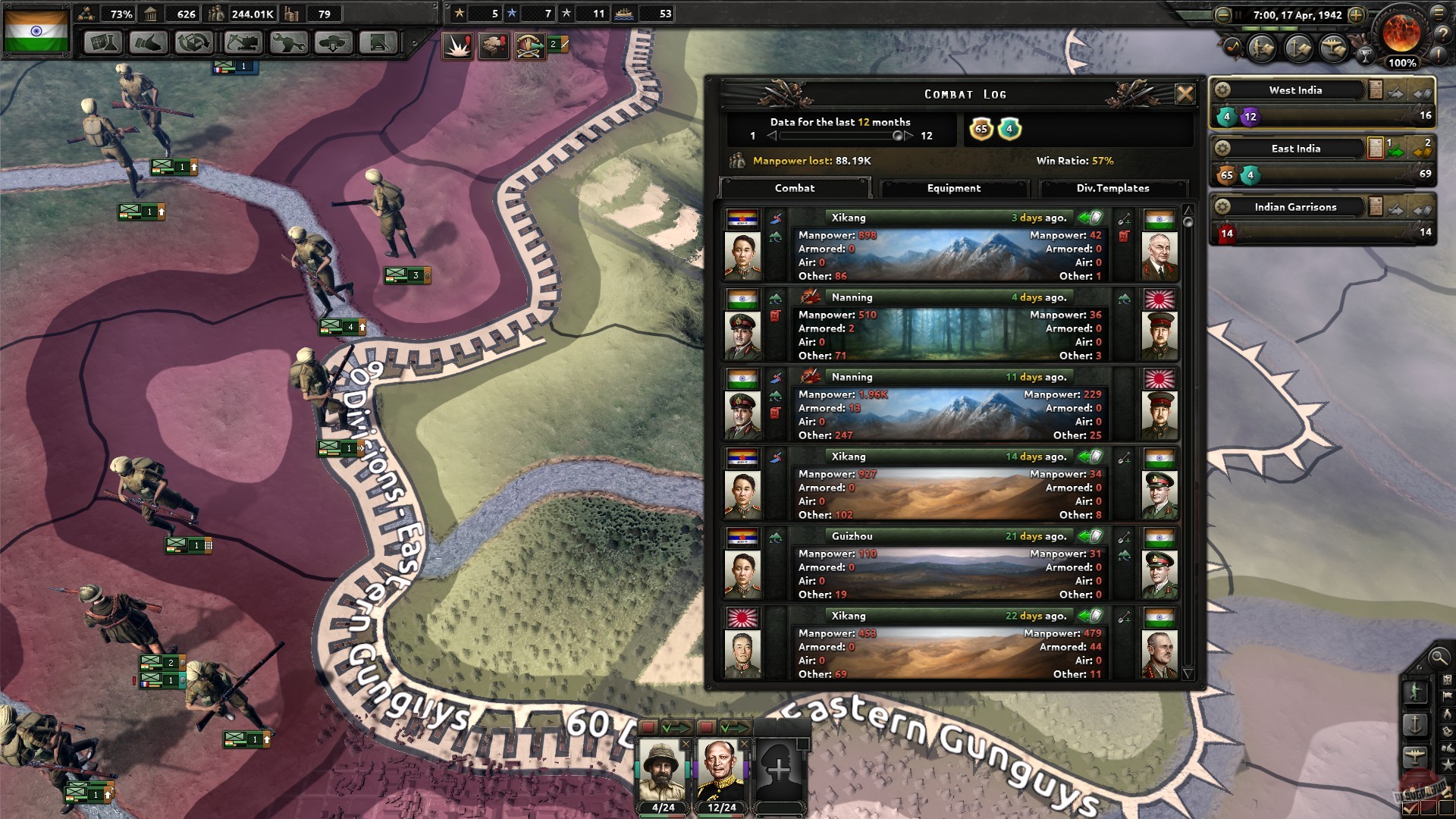 Скриншот из игры Hearts of Iron 4 - 64