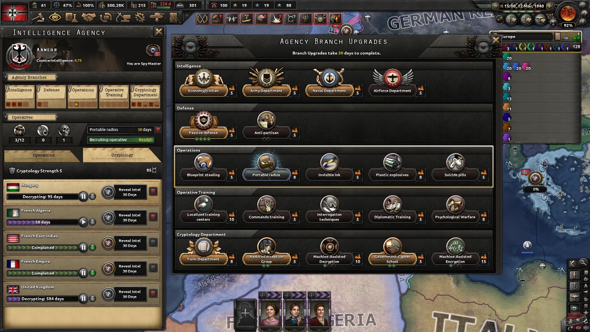Скриншот из игры Hearts of Iron 4 - 61