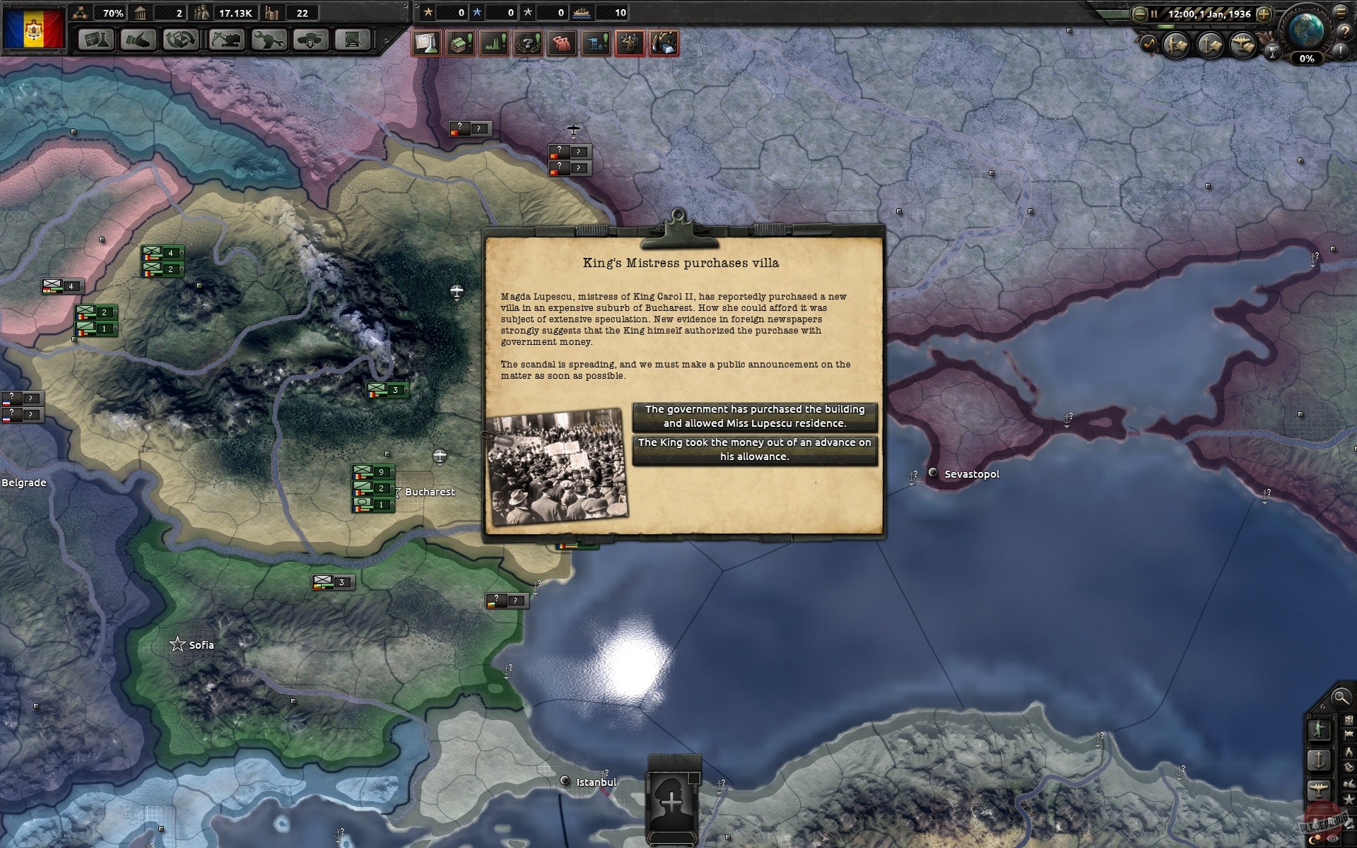 Скриншот из игры Hearts of Iron 4 - 16