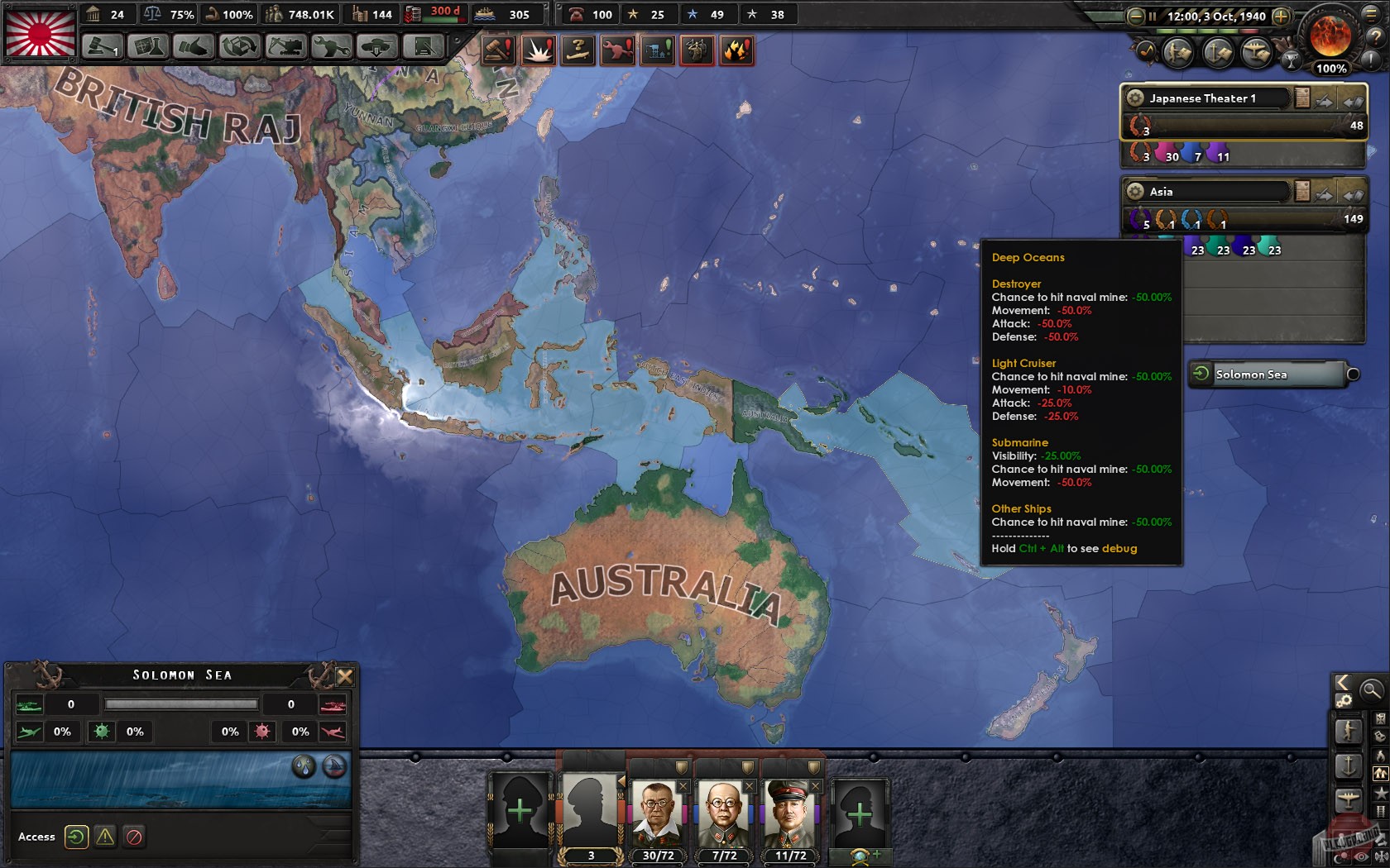 Скриншот из игры Hearts of Iron 4 - 43