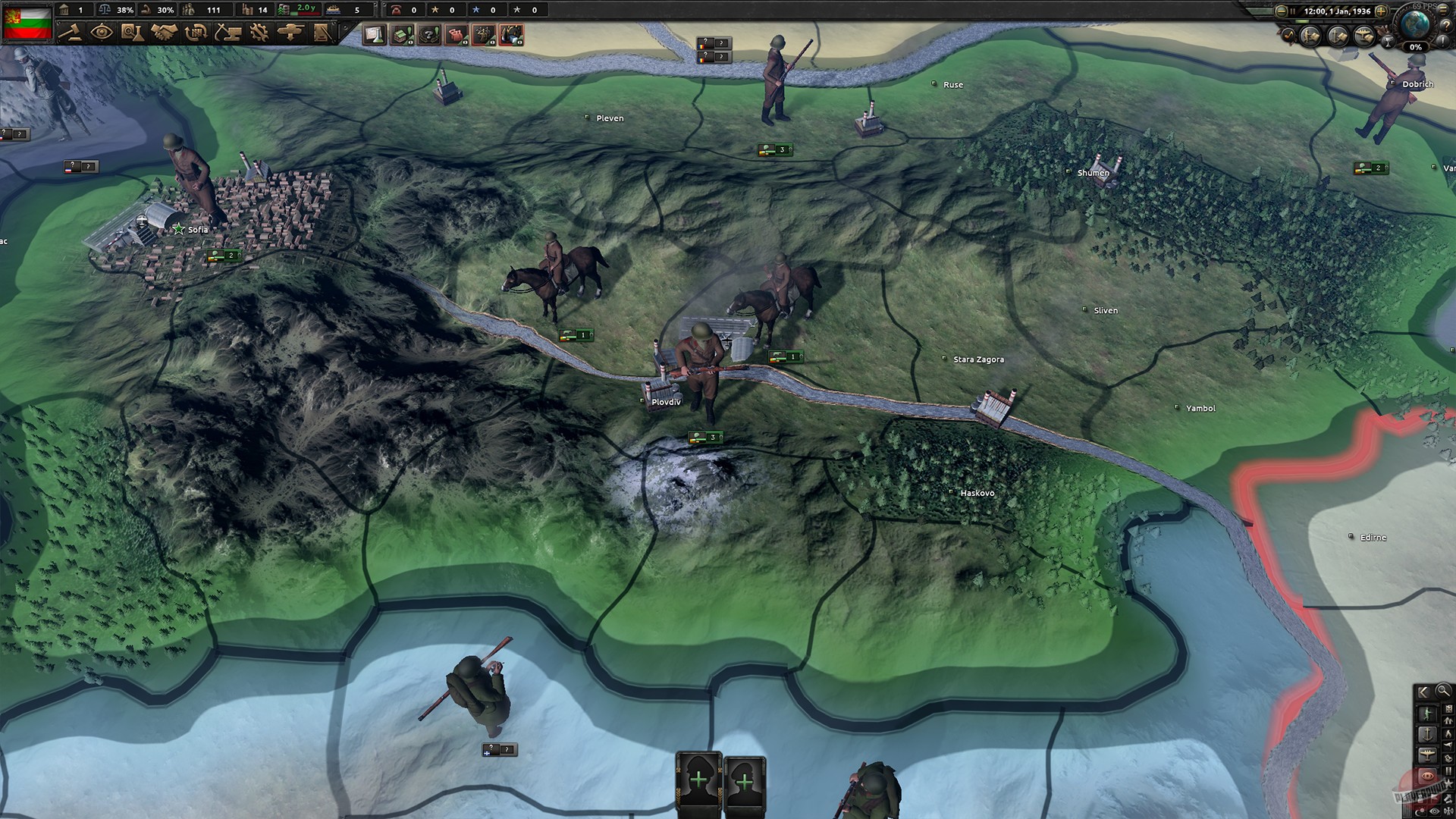 Скриншот из игры Hearts of Iron 4 - 9
