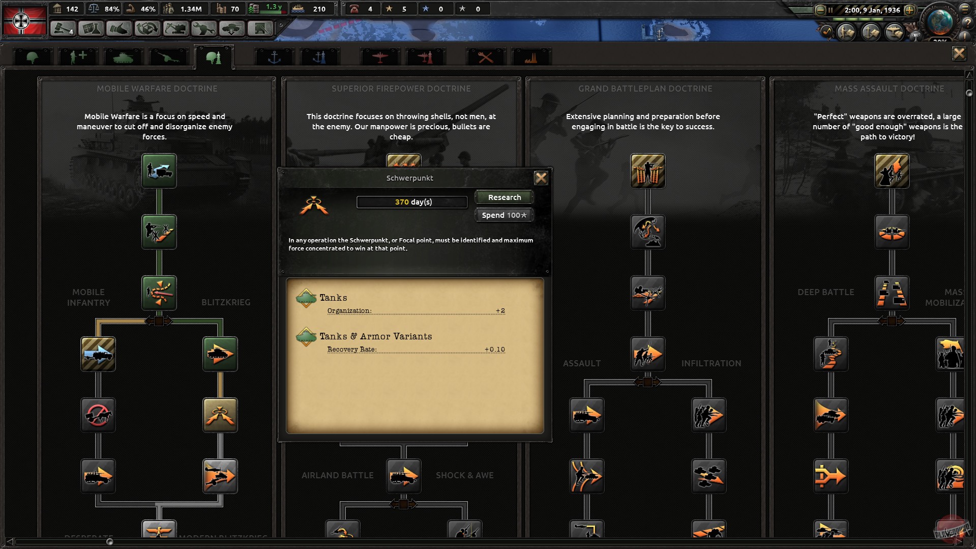 Скриншот из игры Hearts of Iron 4 - 70
