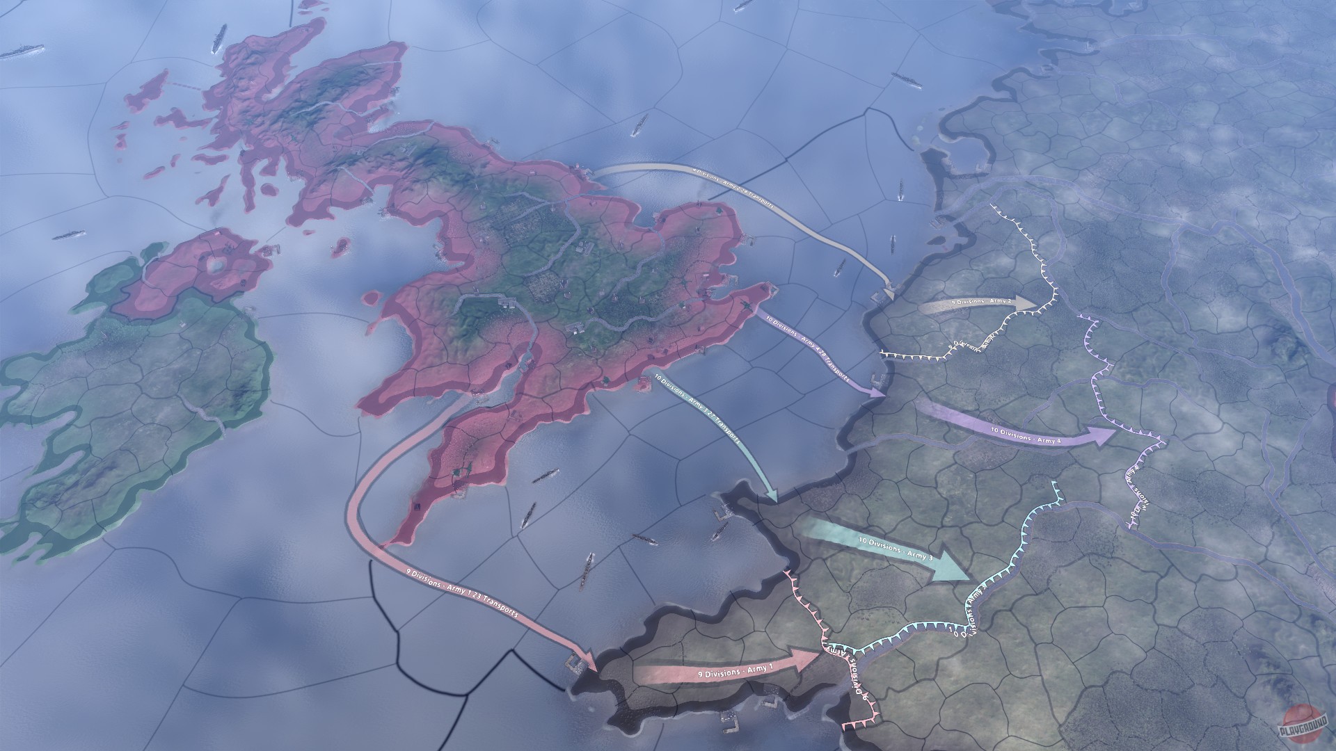 Скриншот из игры Hearts of Iron 4 - 66