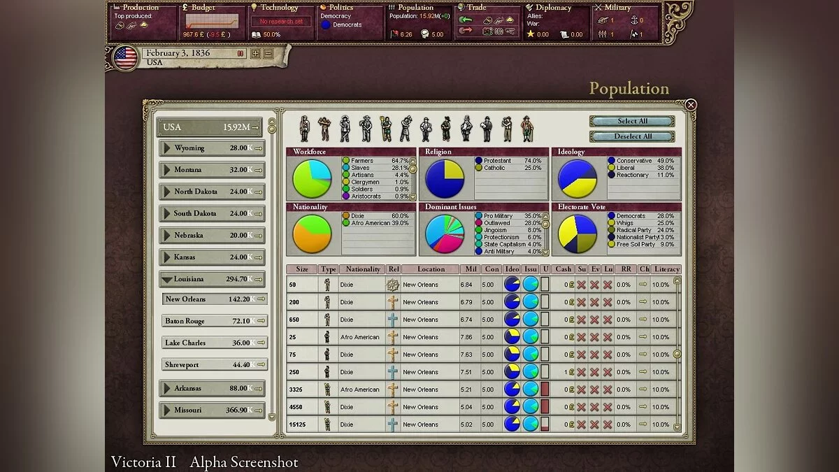 Скриншот из игры Victoria 2 - 13