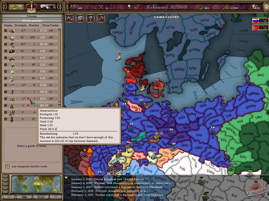 Скриншот из игры Victoria: An Empire Under the Sun - 10