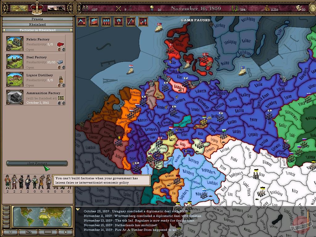 Скриншот из игры Victoria: An Empire Under the Sun - 6