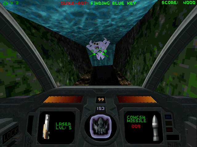 Скриншот из игры Descent 2 - 1